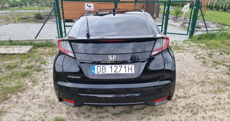 Honda Civic cena 52000 przebieg: 149000, rok produkcji 2016 z Wrocław małe 79